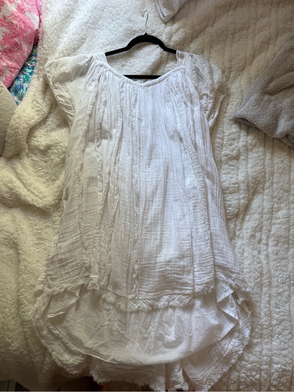 Free People White Mini Dress